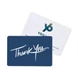 Deep Blue Thank You Greeting Card | https://www.bestnamebadges.com