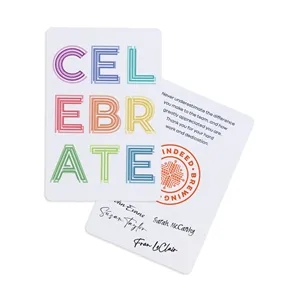 Joyful Celebration Greeting Card | https://www.bestnamebadges.com