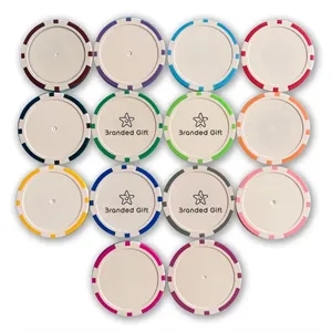 Customizable Blank Golf Markers and Poker Chips