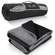 Custom Waterproof Outdoor Sherpa Lining Blanket | https://www.bestnamebadges.com