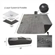 Custom Waterproof Outdoor Sherpa Lining Blanket | https://www.bestnamebadges.com