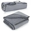 Custom Waterproof Outdoor Sherpa Lining Blanket | https://www.bestnamebadges.com