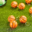 Mini Foam Tennis Baseball Volleyball KeyChains | https://www.bestnamebadges.com