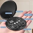 USB C Adapter Multiple Charging Cable Case with Phone Holder | https://www.bestnamebadges.com