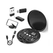 USB C Adapter Multiple Charging Cable Case with Phone Holder | https://www.bestnamebadges.com