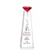 Alicia Gemstone VividPrint™ Award - Optical/Ruby | https://www.bestnamebadges.com