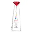 Alicia Gemstone VividPrint™ Award - Optical/Ruby | https://www.bestnamebadges.com