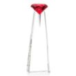 Alicia Gemstone VividPrint™ Award - Optical/Ruby | https://www.bestnamebadges.com