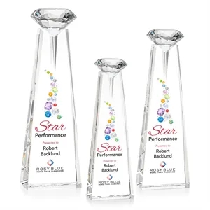 Alicia Gemstone VividPrint™ Award - Optical/Diamond | https://www.bestnamebadges.com