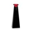 Alicia Gemstone Award - Black/Ruby | https://www.bestnamebadges.com