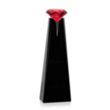Alicia Gemstone Award - Black/Ruby | https://www.bestnamebadges.com