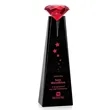 Alicia Gemstone Award - Black/Ruby | https://www.bestnamebadges.com