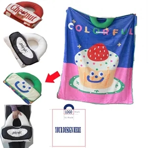 Portable Flannel Blankets  | https://www.bestnamebadges.com