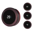Stainless Temperature Display Healthy Smart Mug with Lid | https://www.bestnamebadges.com
