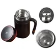 Stainless Temperature Display Healthy Smart Mug with Lid | https://www.bestnamebadges.com