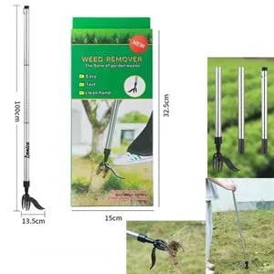 Gardening Stand Up Weeding Tool with 40" Stainless Steel Lon