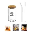 16 oz Coffee Glass Cup | https://www.bestnamebadges.com