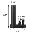 Cordless Wine Bottle Opener Electric Kitchen Tools Usb Set | https://www.bestnamebadges.com