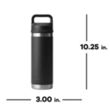 YETI Rambler 18oz Bottle | https://www.bestnamebadges.com