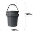 YETI Loadout 5 Gallon Bucket | https://www.bestnamebadges.com