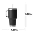 YETI Rambler 35 oz Mug with Straw Lid | https://www.bestnamebadges.com