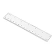 Crystal Clear 6 Inch Ruler | https://www.bestnamebadges.com