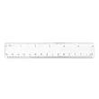 Crystal Clear 6 Inch Ruler | https://www.bestnamebadges.com