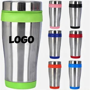 15oz Car Cup Layer Vacuum Portable Thermos Mug Outdoor