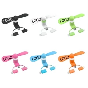 Mini Smartphone Fan 3 in 1 Mobile Phone Compatible