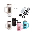 Portable Glass Cup Office Business Tea Gift | https://www.bestnamebadges.com