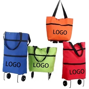 Tug Bag Shopping Large Folding Laundry Cart Grocery
