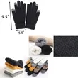 Custom Acrylic Knit Touch Screen Gloves | https://www.bestnamebadges.com