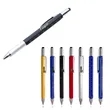 Custom 6-in-1 Multitool Tech Tool Pen | https://www.bestnamebadges.com