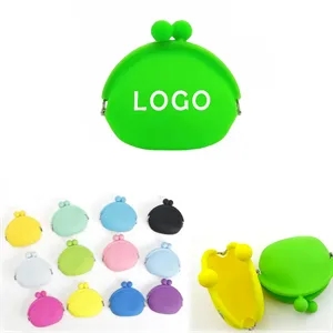 Custom Small Silicone Coin Purse Candy/Key