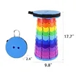 Custom Portable Telescoping Stool for Camping Hiking | https://www.bestnamebadges.com