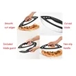 Stainless Steel Semi-circular Ring Pizza Cutter | https://www.bestnamebadges.com