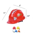 Customizable Reflective Construction Helmets | https://www.bestnamebadges.com