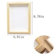 Simple Commemorative Wooden Photo Frame | https://www.bestnamebadges.com