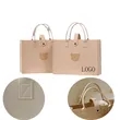 Cute Commuter Felt Tote Bag | https://www.bestnamebadges.com