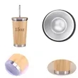 Bamboo Shell Vacuum Car Thermos Cup | https://www.bestnamebadges.com