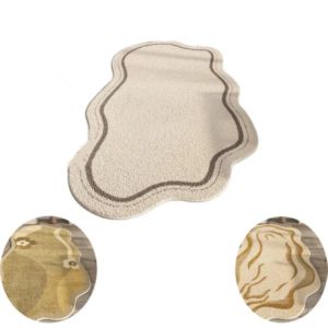 Modern Simple Imitation Cashmere Bedroom Non-slip Carpet