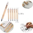 Environmentally Friendly Bamboo Retro Ballpoint Pen | https://www.bestnamebadges.com