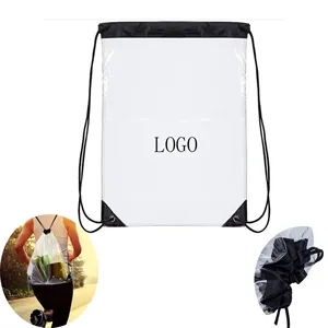 Transparent Pvc Drawstring Bag