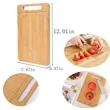 Double-sided Kitchen Bamboo Chopping Board | https://www.bestnamebadges.com