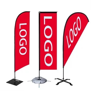 Open Themed Tall Flag Complete Set
