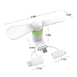 Mini Smartphone Fan 3 in 1 Mobile Phone Compatible | https://www.bestnamebadges.com