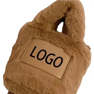 Fashion Hundred Plush Small Bag Bucket Single Shoulder