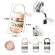 Mini Glass Sleeve Insulated Tote Cup | https://www.bestnamebadges.com