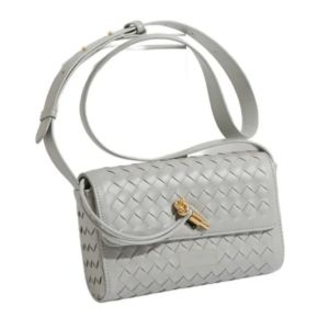 Woven Tote Bag Leather Shoulder Handbag Adjustable Strap