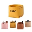BoxCreative Simple Leather Storage Box Pen Makeup Holder | https://www.bestnamebadges.com